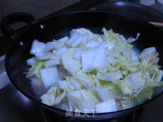 笔管鱼炖白菜豆腐的做法步骤：13