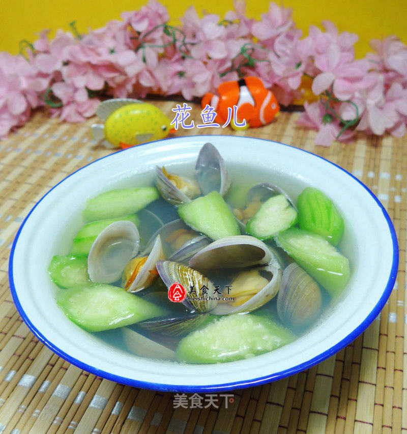 丝瓜圆蛤汤的做法