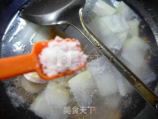 圆蛤冬瓜汤的做法步骤：6