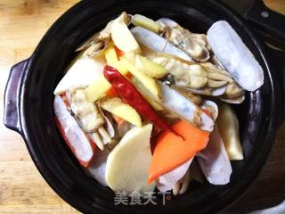 【常熟】什锦蛏子砂锅煲的做法步骤：12