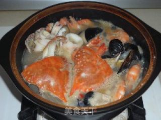 海鲜锅的做法步骤：8