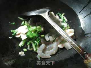 青菜三鲜豆腐羹的做法步骤：5