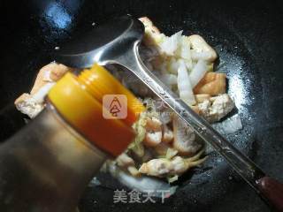 油豆腐蛏子炒白菜的做法步骤：6