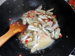 张炎家的美味海鲜菜之二------炒蛏子的做法步骤：8
