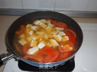 蛏子蕃茄豆腐羹的做法步骤：7