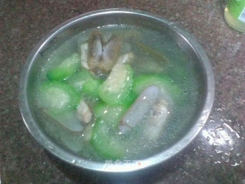 丝瓜蛏汤的做法