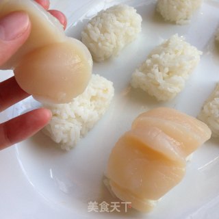 鲜贝寿司的做法步骤：4
