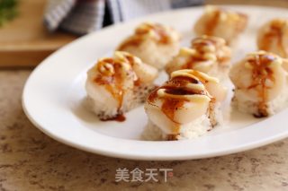 鲜贝寿司的做法步骤：7