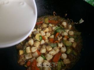 【鲁菜】清炒鲜贝的做法步骤：9