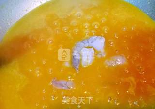 南瓜海鲜浓汤羹的做法步骤：5