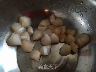 鲜贝炒甜豆的做法步骤：4