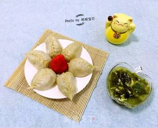 【大连】萝卜丝粉条海蛎子蒸包的做法步骤：16