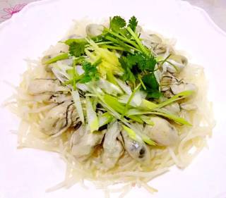 葱油牡蛎芽菜的做法步骤：4