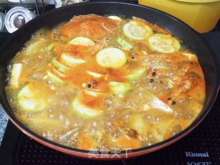 主妇版韩式海鲜汤的做法步骤：8