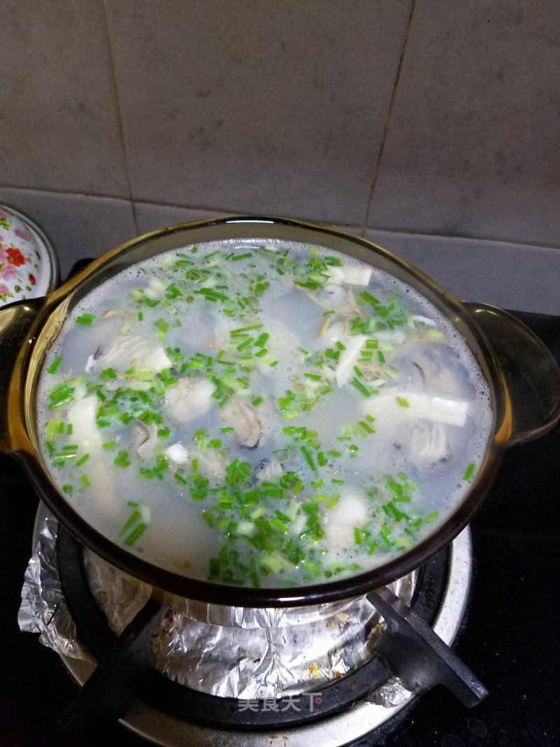 生蚝豆腐汤的做法