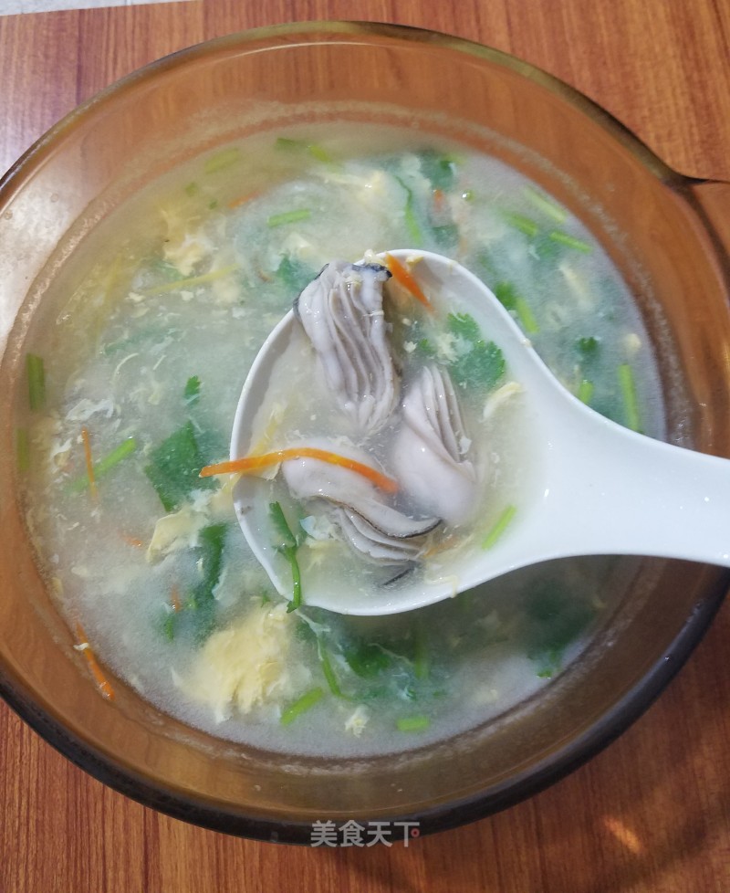 牡蛎鸡蛋汤的做法