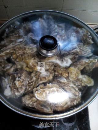 原味蒸海蛎子的做法步骤：3