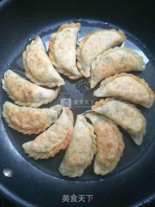 小策海鲜今日菜谱：生蚝煎饺 牡蛎，海蛎，韭菜豆腐饺子的做法步骤：8