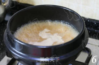 健康开胃的低脂美食 韩式大酱汤的做法步骤：6
