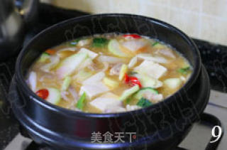 健康开胃的低脂美食 韩式大酱汤的做法步骤：9