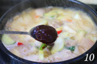 健康开胃的低脂美食 韩式大酱汤的做法步骤：10