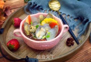 养肝护胃文蛤三宝鲜汤的做法步骤：12