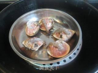 鲜虾肉糜嵌文蛤的做法步骤：4