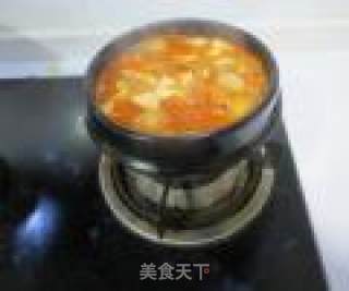 韩式辣豆腐汤的做法步骤：6