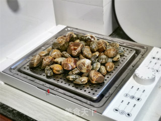 清蒸花蛤的做法步骤：2