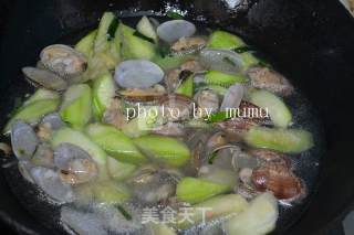 丝瓜花蛤汤的做法步骤：9