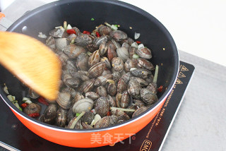 辣炒花蛤的做法步骤：5