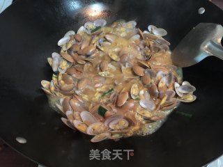 炒花蛤的做法步骤：6