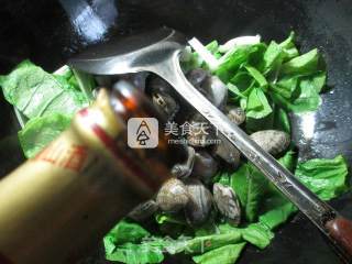 小白菜花蛤汤的做法步骤：4