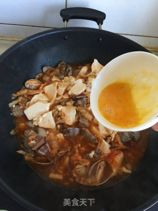韩式花蛤豆腐脑汤的做法步骤：8