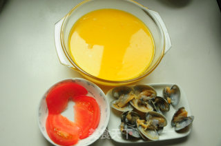 #新侬健康餐桌#---番茄花蛤蒸蛋的做法步骤：7