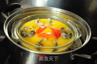 #新侬健康餐桌#---番茄花蛤蒸蛋的做法步骤：12