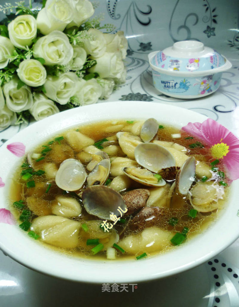 花蛤面疙瘩汤的做法