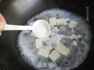 西兰花豆腐汤的做法步骤：4