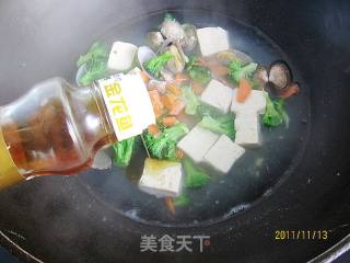 西兰花豆腐汤的做法步骤：7