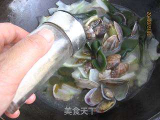 冬瓜海带花蛤汤的做法步骤：14