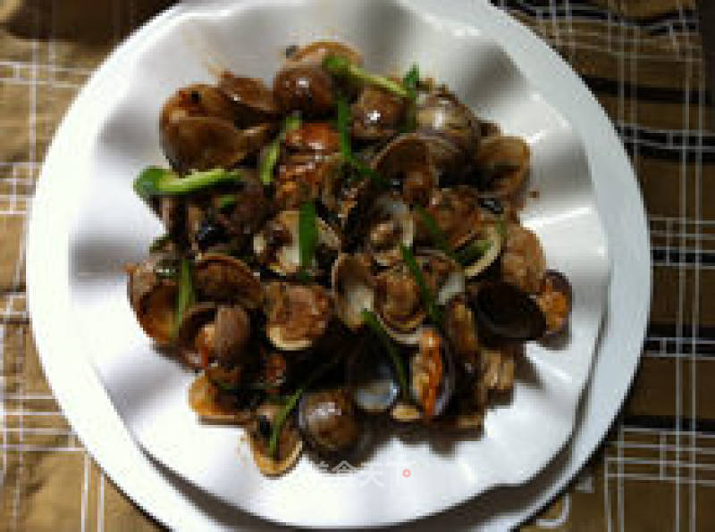 豆豉炒花蛤的做法