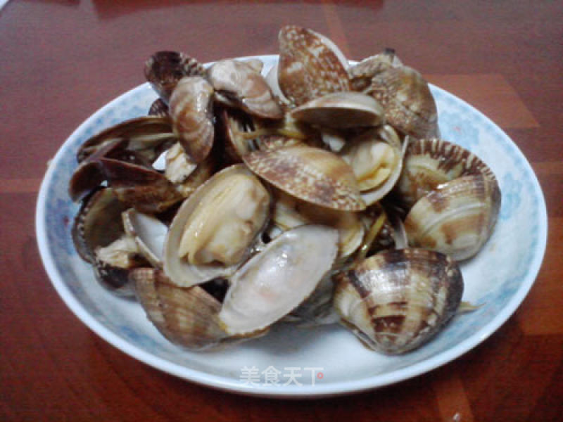 清粥小菜——姜蒜花蛤的做法