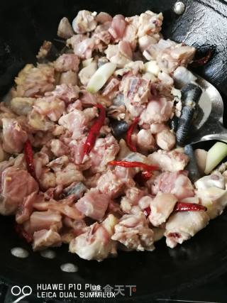 辣炒花蛤鸡的做法步骤：7