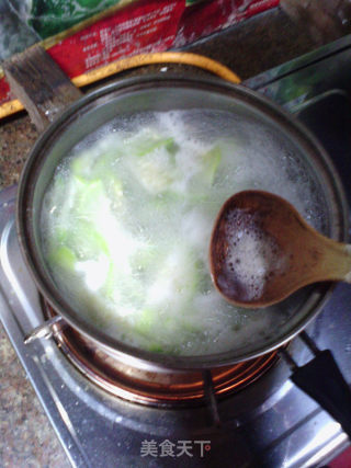 花蛤丝瓜汤的做法步骤：7