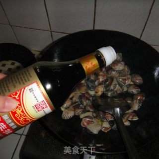 香炒花蛤的做法步骤：7