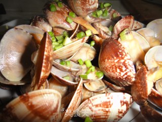 香炒花蛤的做法步骤：9