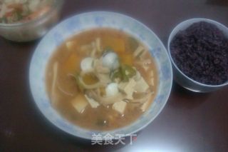 韩国大酱汤的做法步骤：9