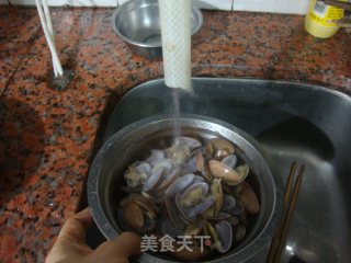 香炒花蛤的做法步骤：3