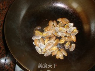 香炒花蛤的做法步骤：6