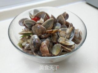 酒香辣炒花蛤的做法步骤：10